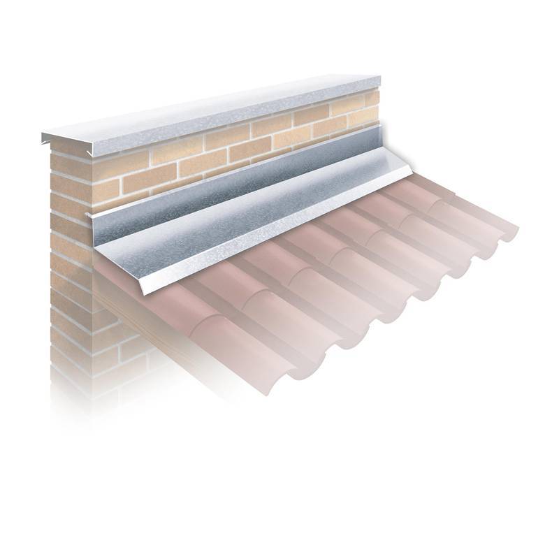 RUFO EXTERNO CORTE 28 5 MT GALVANIZADO