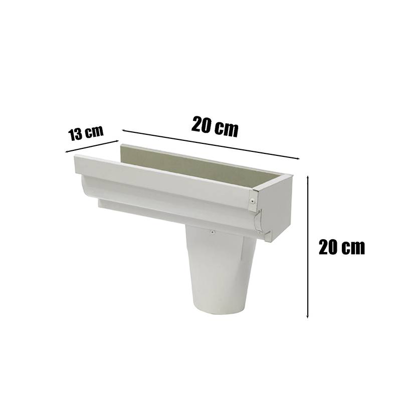 TERMINAL MOLDURA 28 DIREITO BRANCA