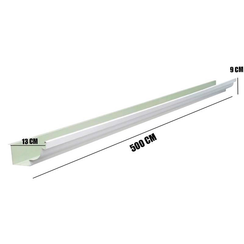 CALHA MOLDURA CORTE 28 5 MT BRANCA