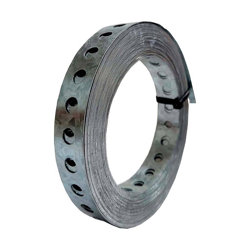FITA PERFURADA 17MM X 0,50MM X 25 MT GALVANIZADO
