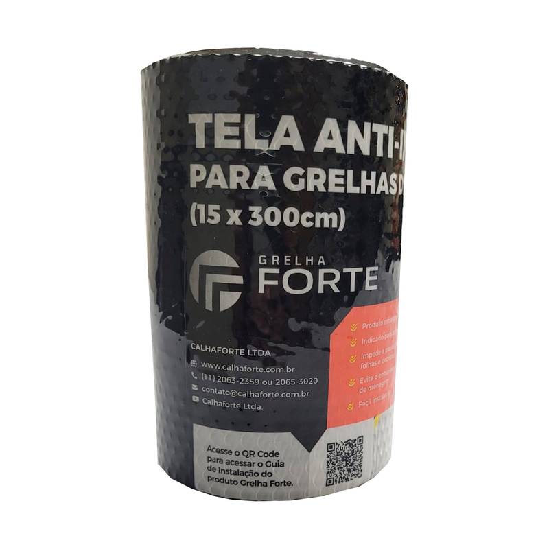 TELA ANTI INSETO ESP 0,40MM X LARG 150 MM COM 3MT ALUMINIO