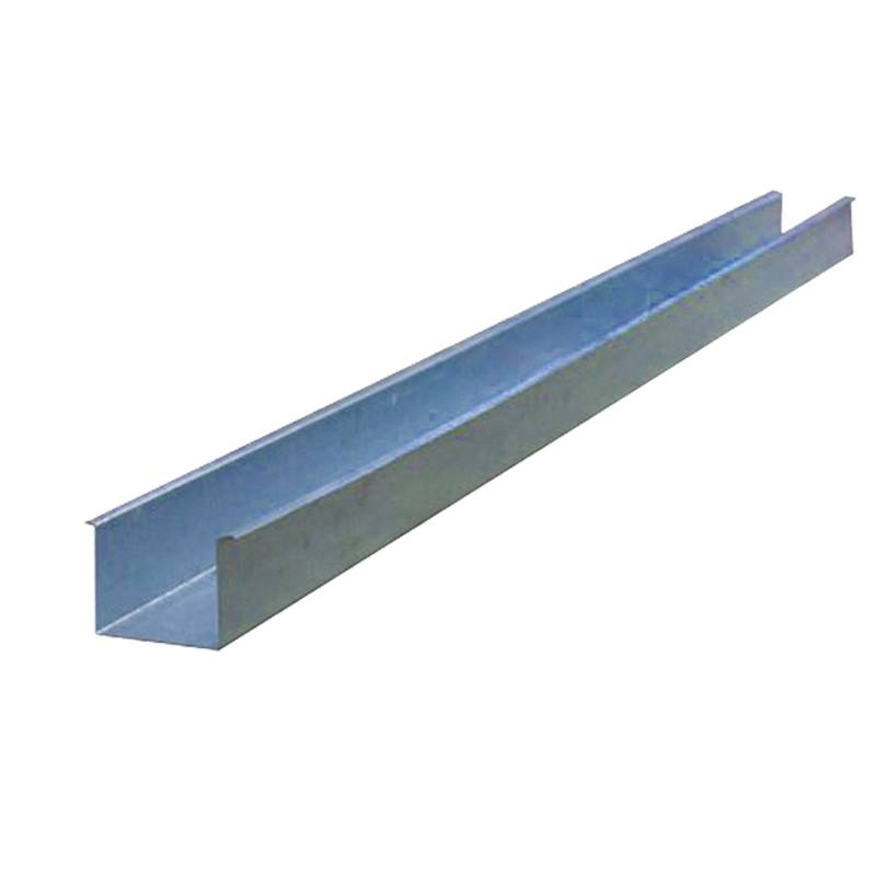 CALHA QUADRADA CORTE 28 2 MT GALVANIZADO